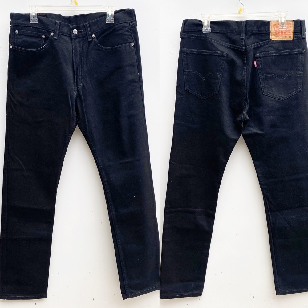 Levi’s | 505 Black Straight Jeans 34/32